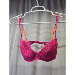 Victoria's Secret Pink Bra 32D Lightly Lined Bra , , EUC